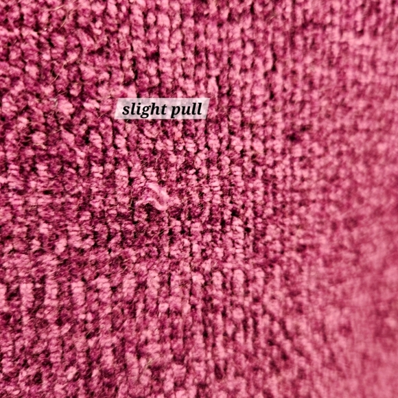 Cherokee 1X Purple Chenille V-Neck Sweater Cozy Soft Plush Plus Size - Picture 5 of 7